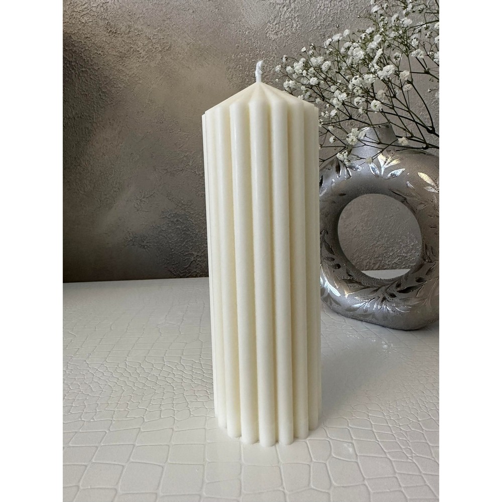 Luxury Big Pillar Candle Shaped Sculptural Candle Soy Wax Candle Home Decor Gift